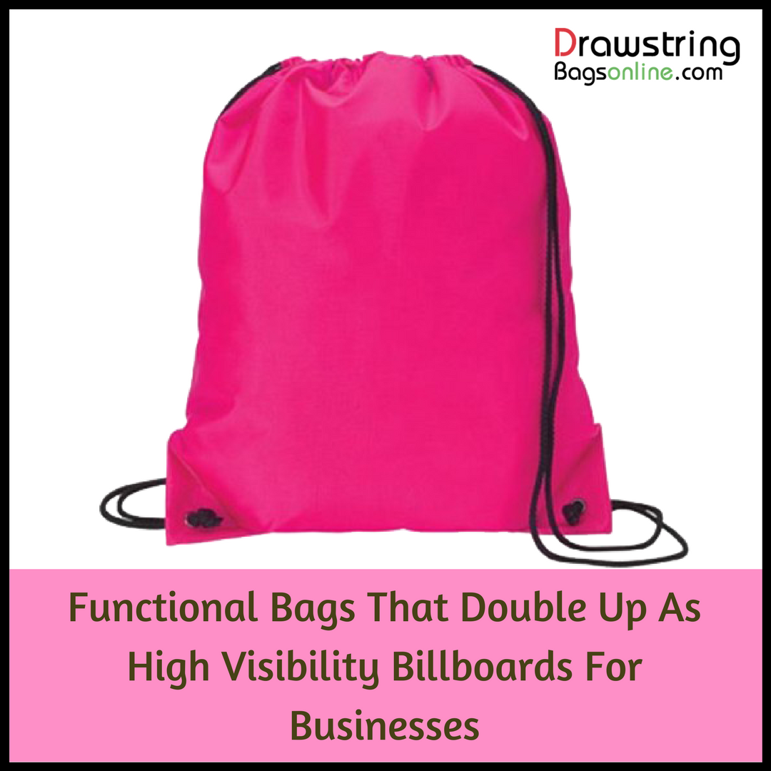Drawstring Bags Functional That Double Up As High Drawstring Bags Functional That Double Up As High